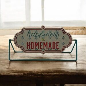 PIONEER WOMAN “HAPPINESS IS HOMEMADE” & “BLESS THIS HOME” METAL SIGNS